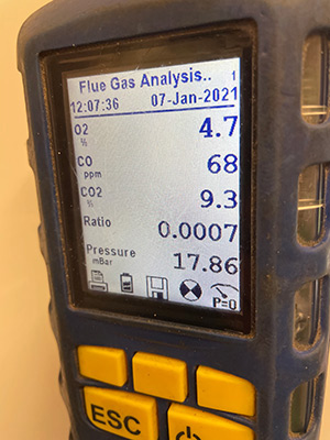 Gas safety check